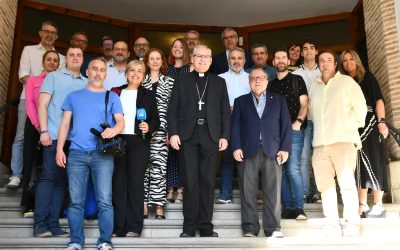 El Obispo se reúne con los periodistas de la provincia, en torno a la Jornada Mundial de las Comunicaciones Sociales
